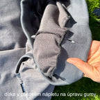 Pánské tepláky šedé denim