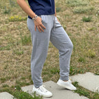 Tepláky Merch světle šedý melír