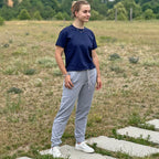 Tepláky Merch světle šedý melír