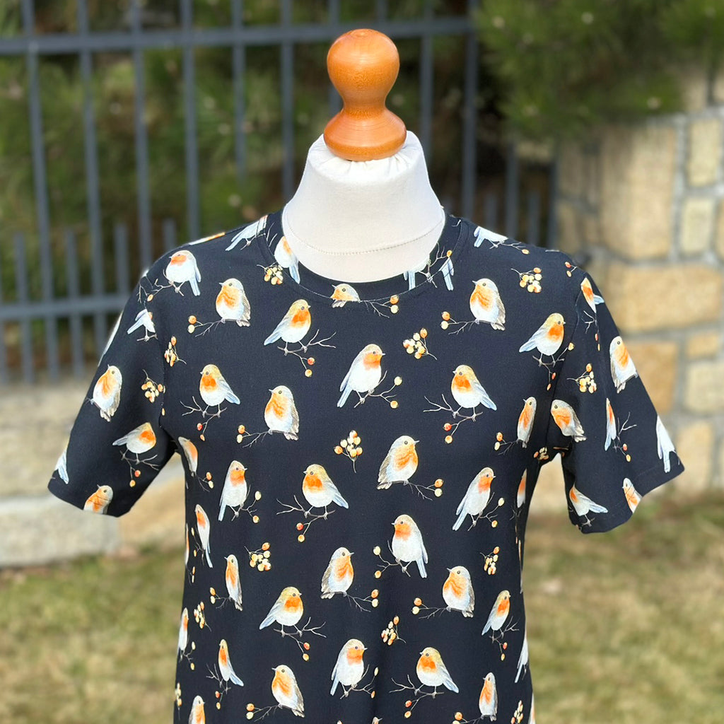 Bavlněná noční košile pro dívky vzorovaná