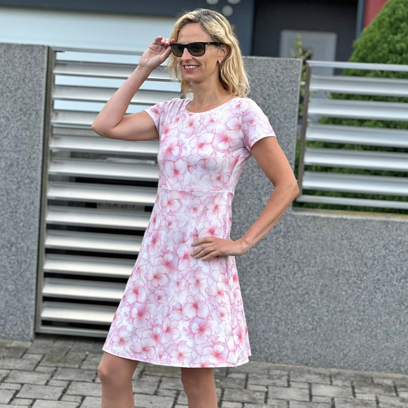 Šaty Audry bílé sakura