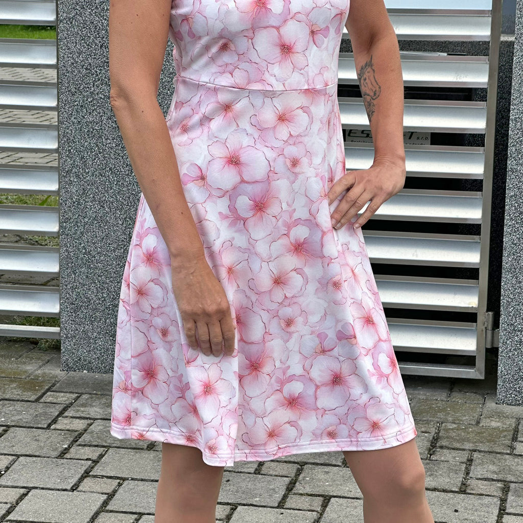 Šaty Audry bílé sakura