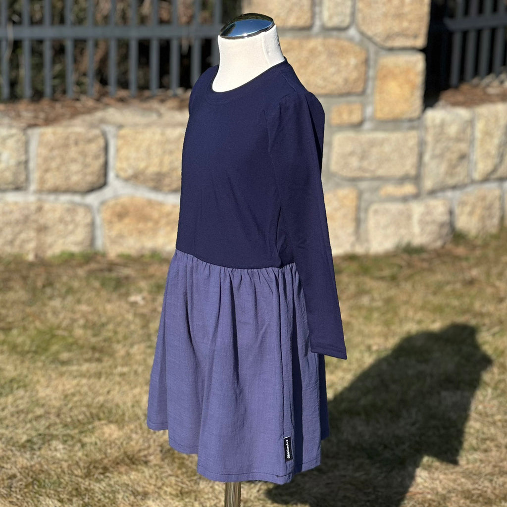 Šaty pro dívky s dlouhým rukávem