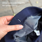 Teplákové kalhoty džínové modré