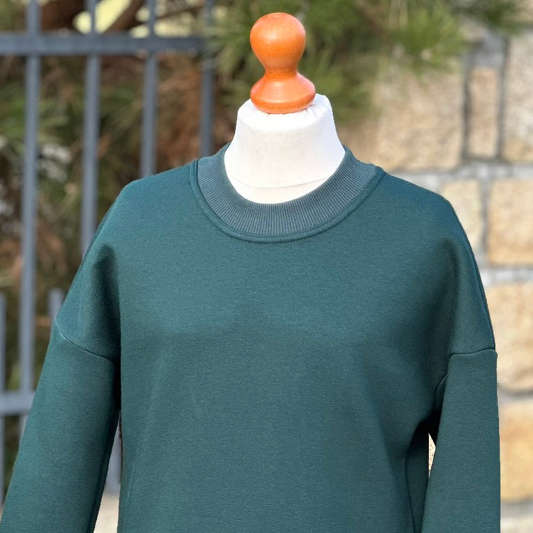 Mikina tmavě zelená chlapecká