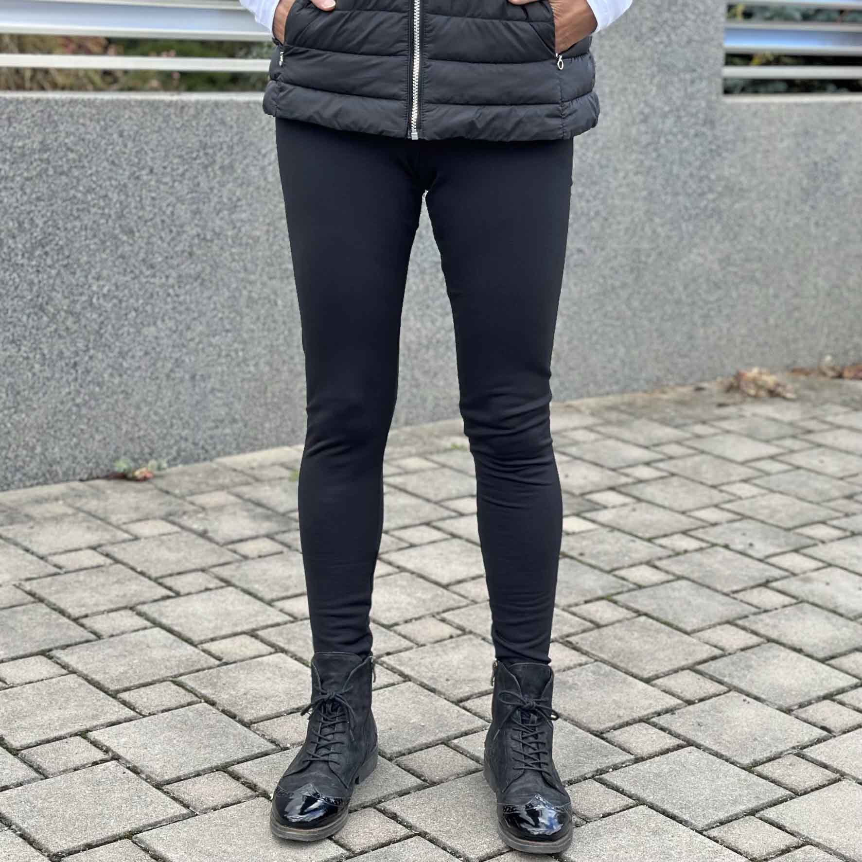 Zimní legíny funkční černé