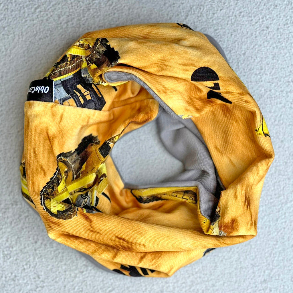 Zimní nákrčník hořčicový bagry Dan