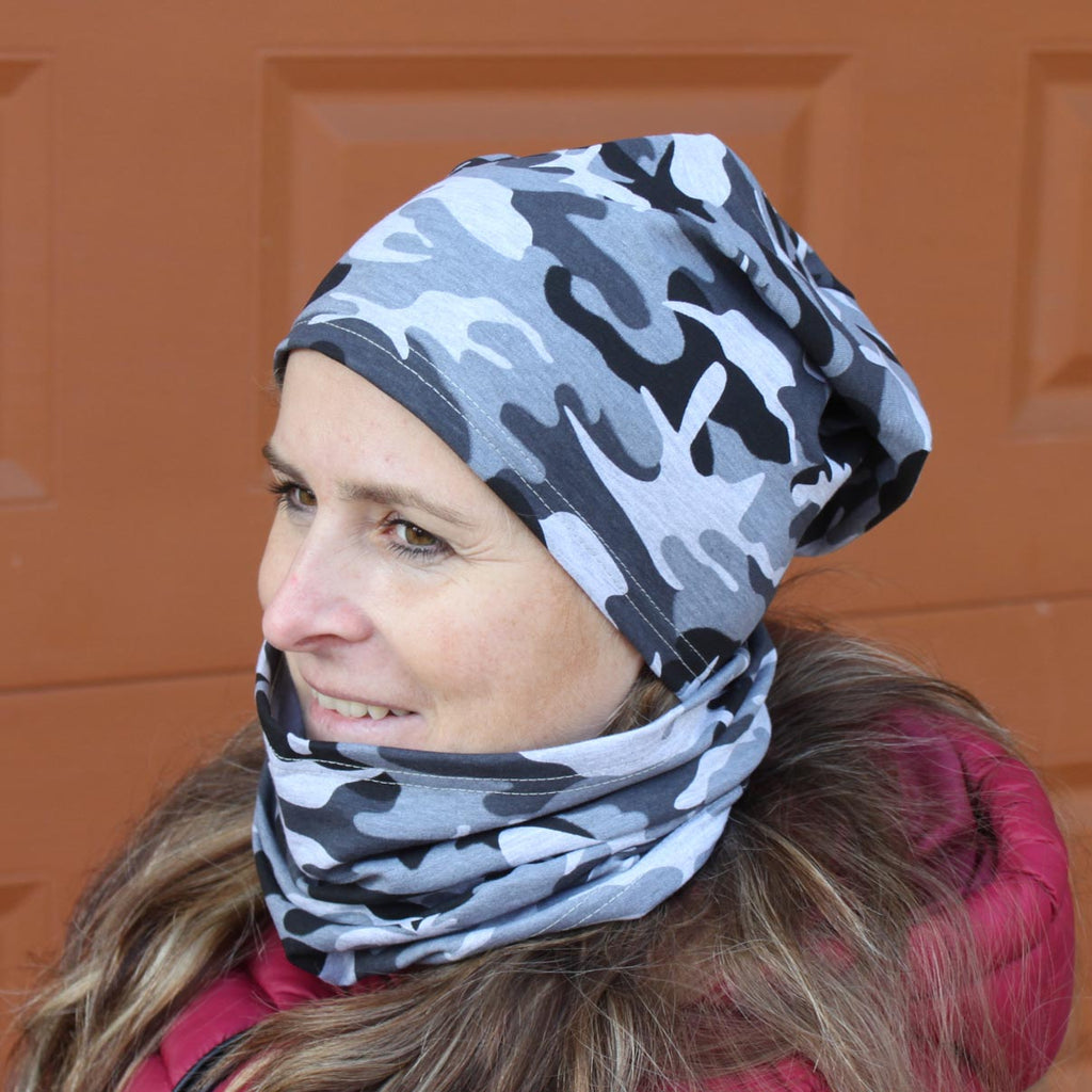 Jaro/podzim čepice z TEPLÁKOVINY