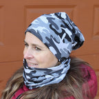 Jaro/podzim čepice z TEPLÁKOVINY