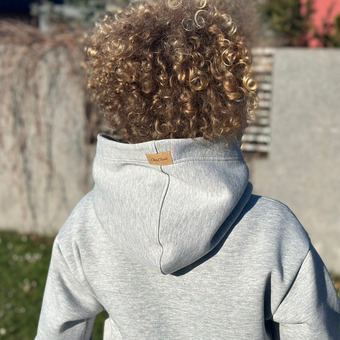 Mikina Merch světle šedý melír, ženy