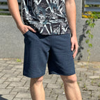 Pánské kraťasy tmavě modré denim