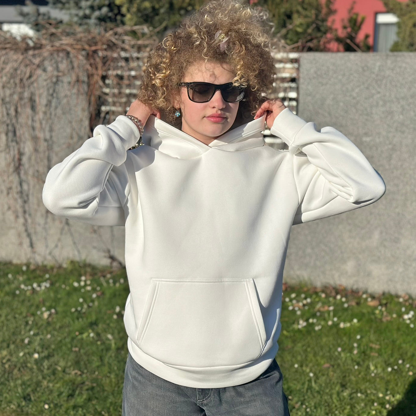 Mikina Merch smetanová, ženy