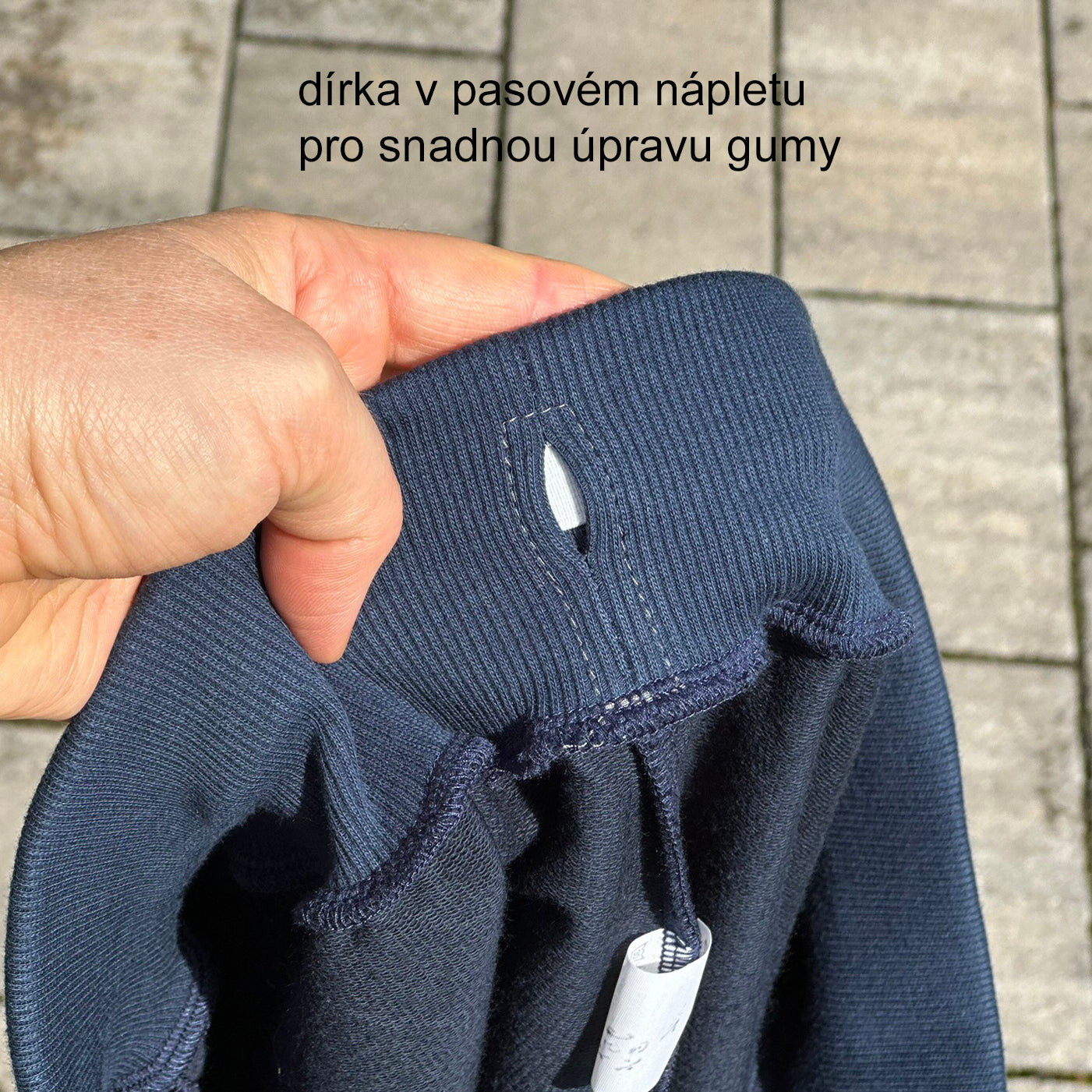 Pánské kraťasy tmavě modré denim