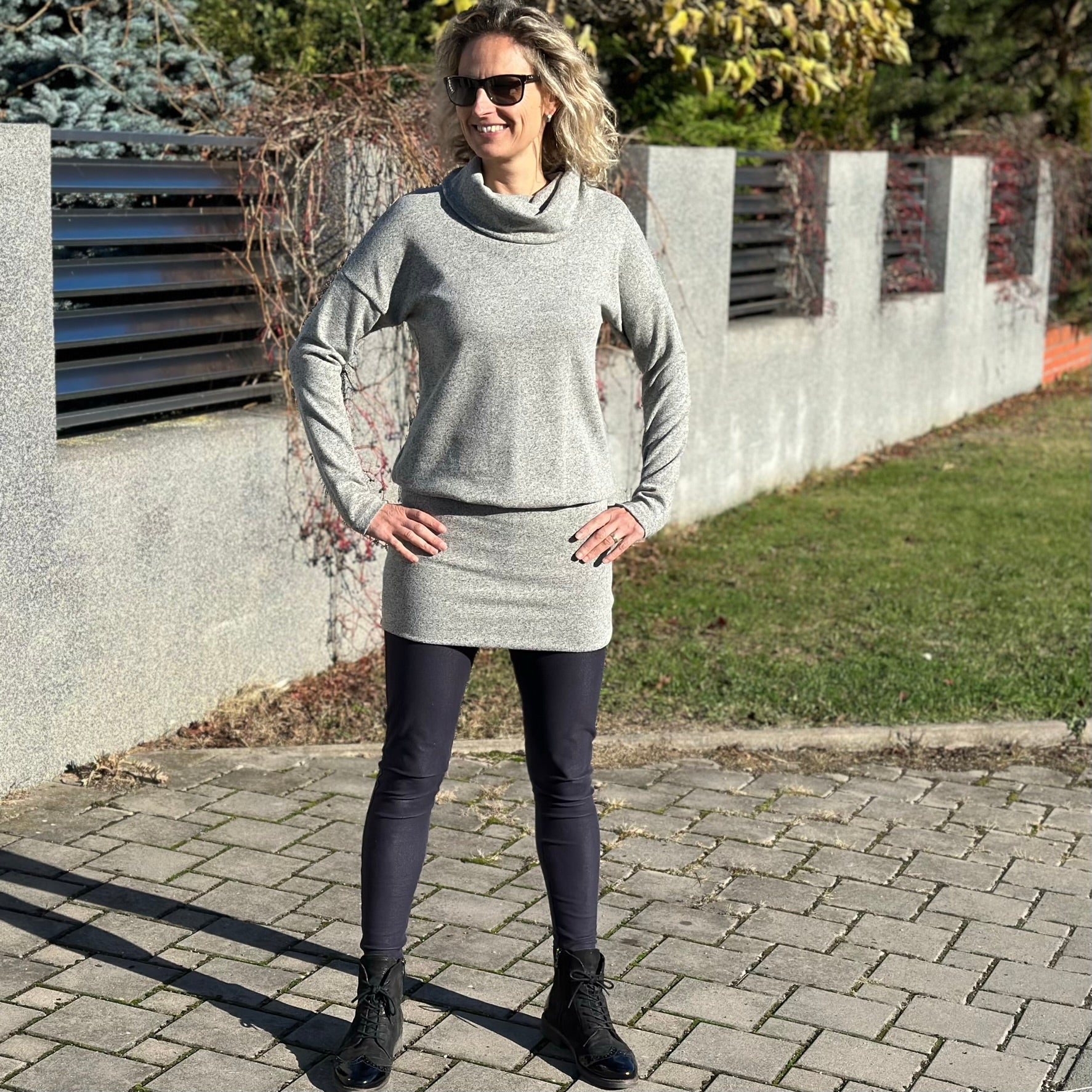Tunika Tanya mocca melír