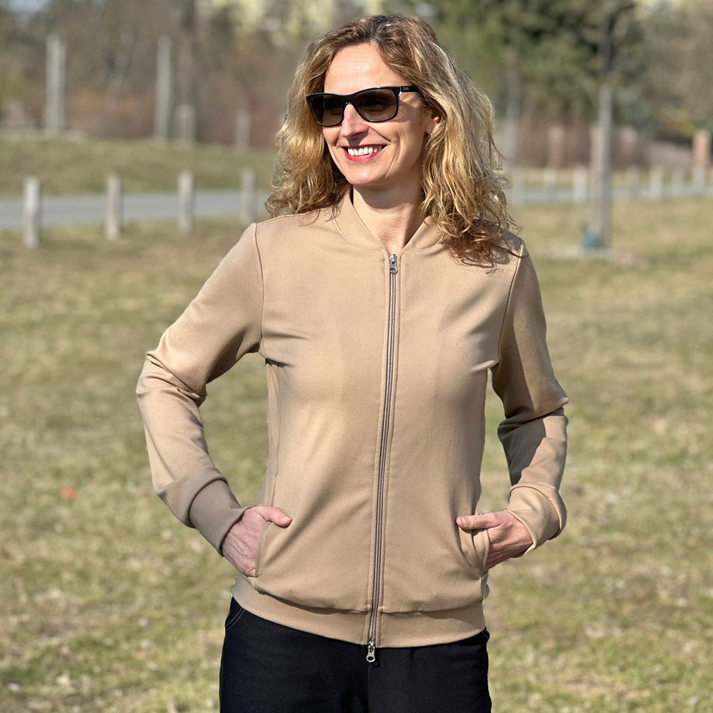 Dámský bomber z viskózy