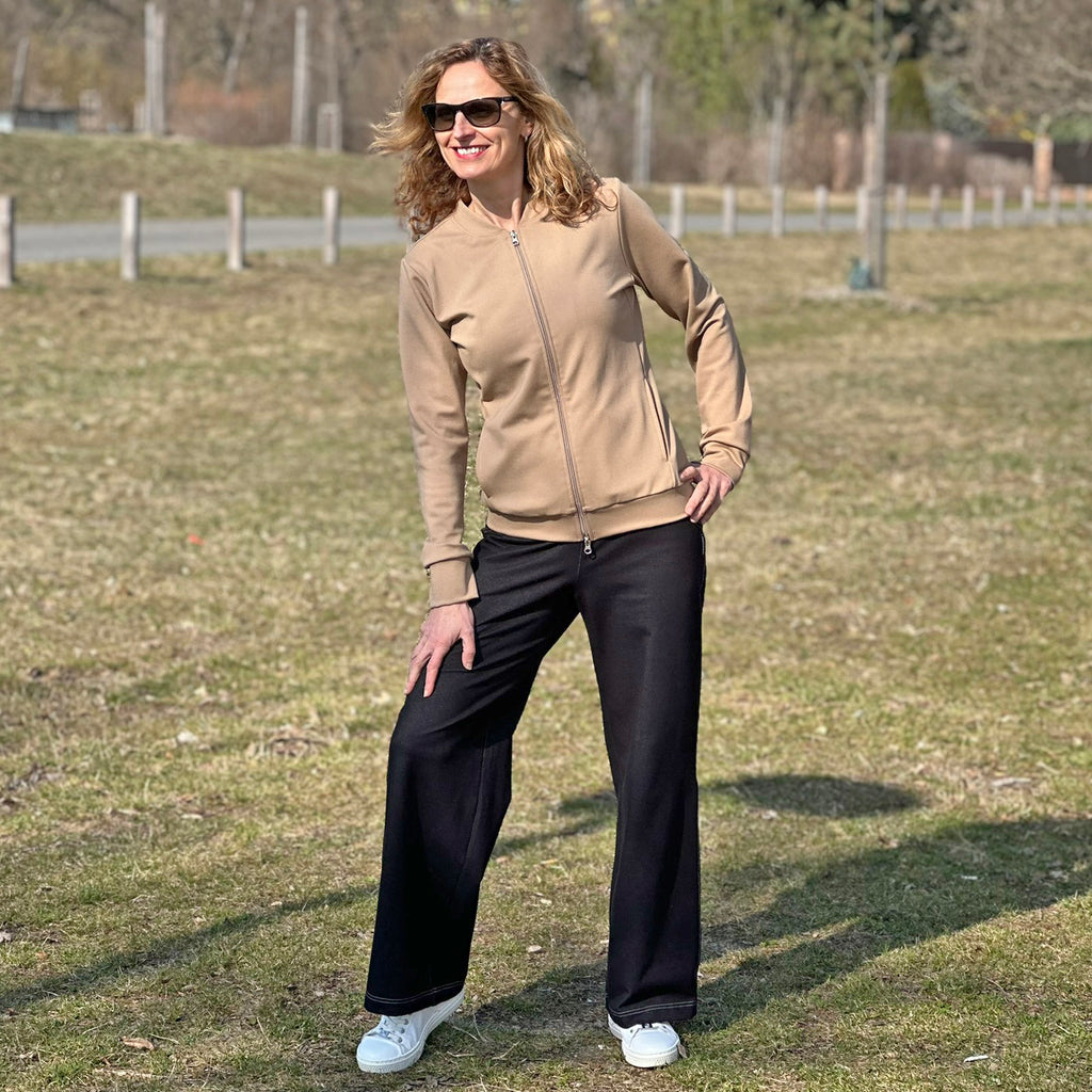 Bomber jacket dámský s kapsami