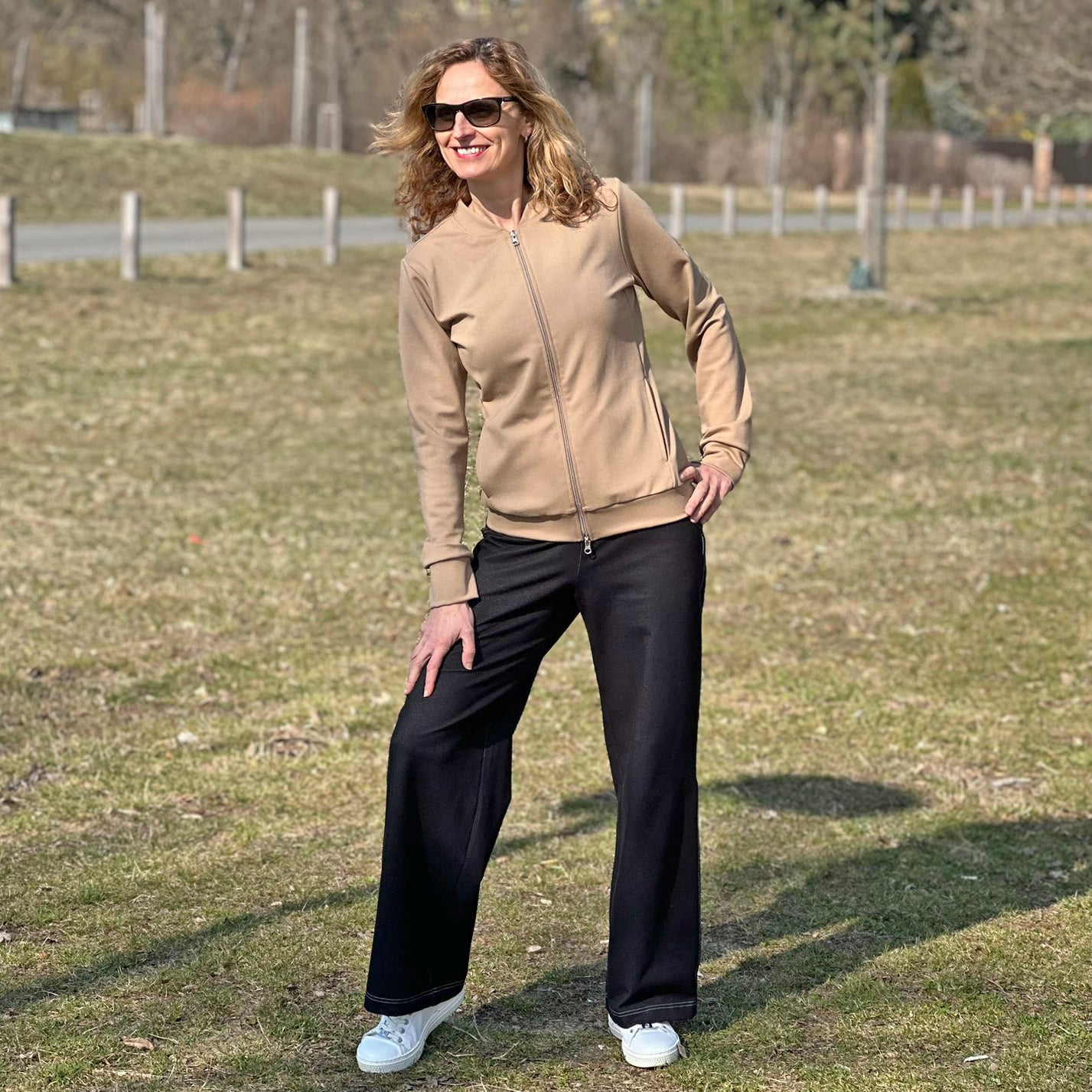 Bomber jacket dámský s kapsami