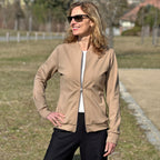 Dámský bomber na zip s kapsami