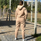 Tepláky Merch béžové