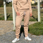 Tepláky Merch béžové