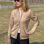 Bomber pro dámy béžový