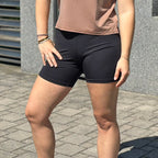 Fitness legíny krátké černé