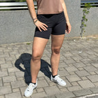 Fitness legíny krátké černé
