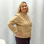 Dámský bomber béžový