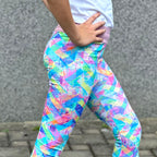 Legíny duhové cik cak