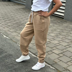 Tepláky Madison béžové
