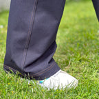 Široké kalhoty denim tmavě modré
