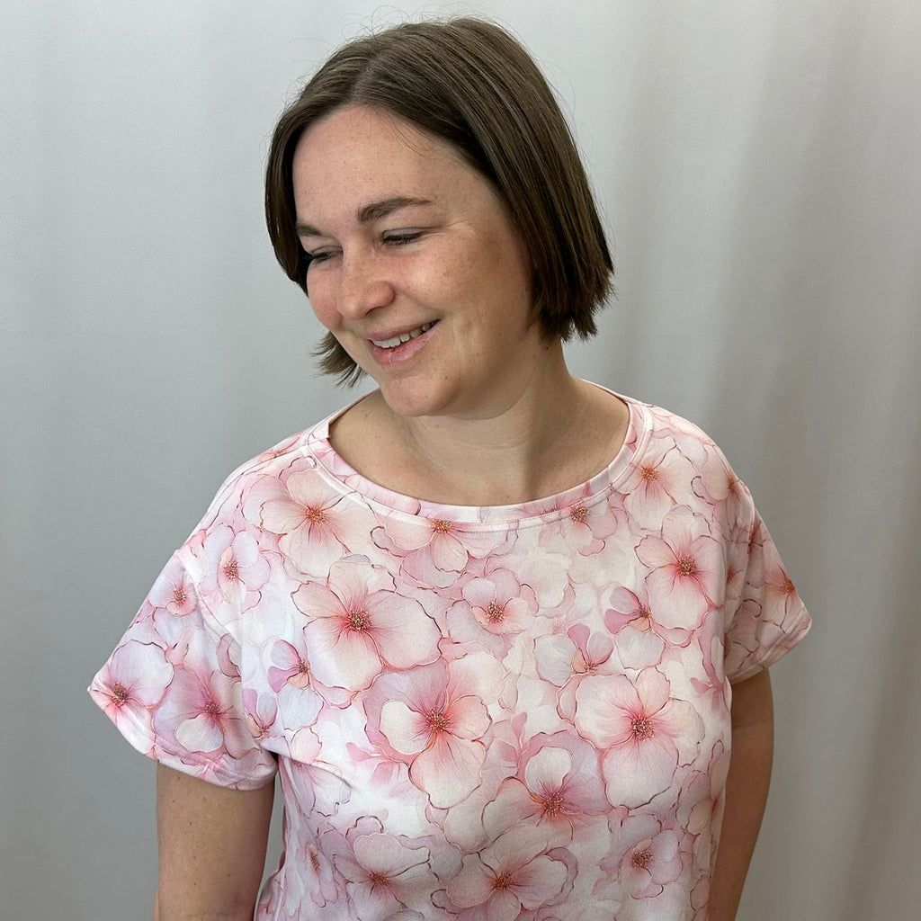 Dámské tričko letní lodičkový výstřih