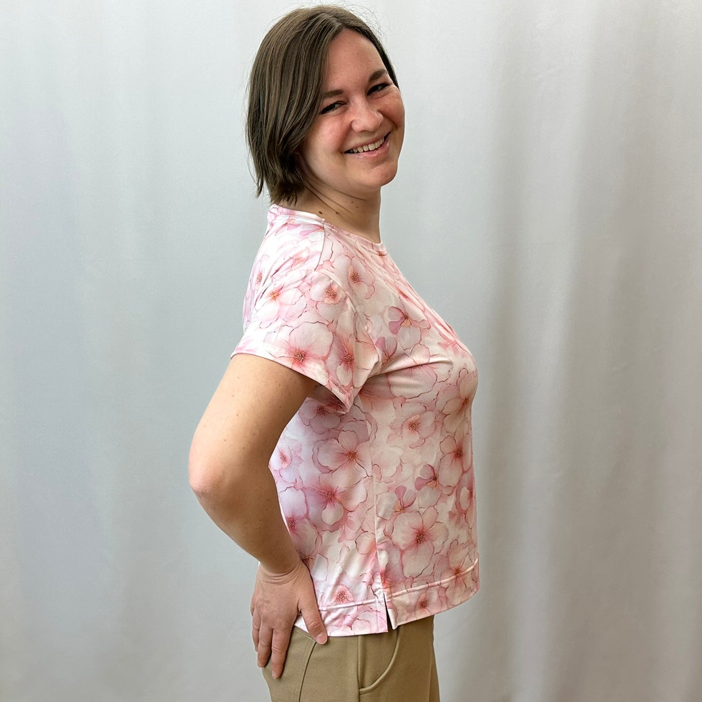 Letní tričko dámské s rozparky