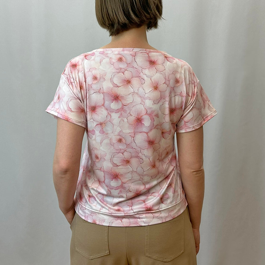 Tričko dámské s krátkým rukávem vzorované