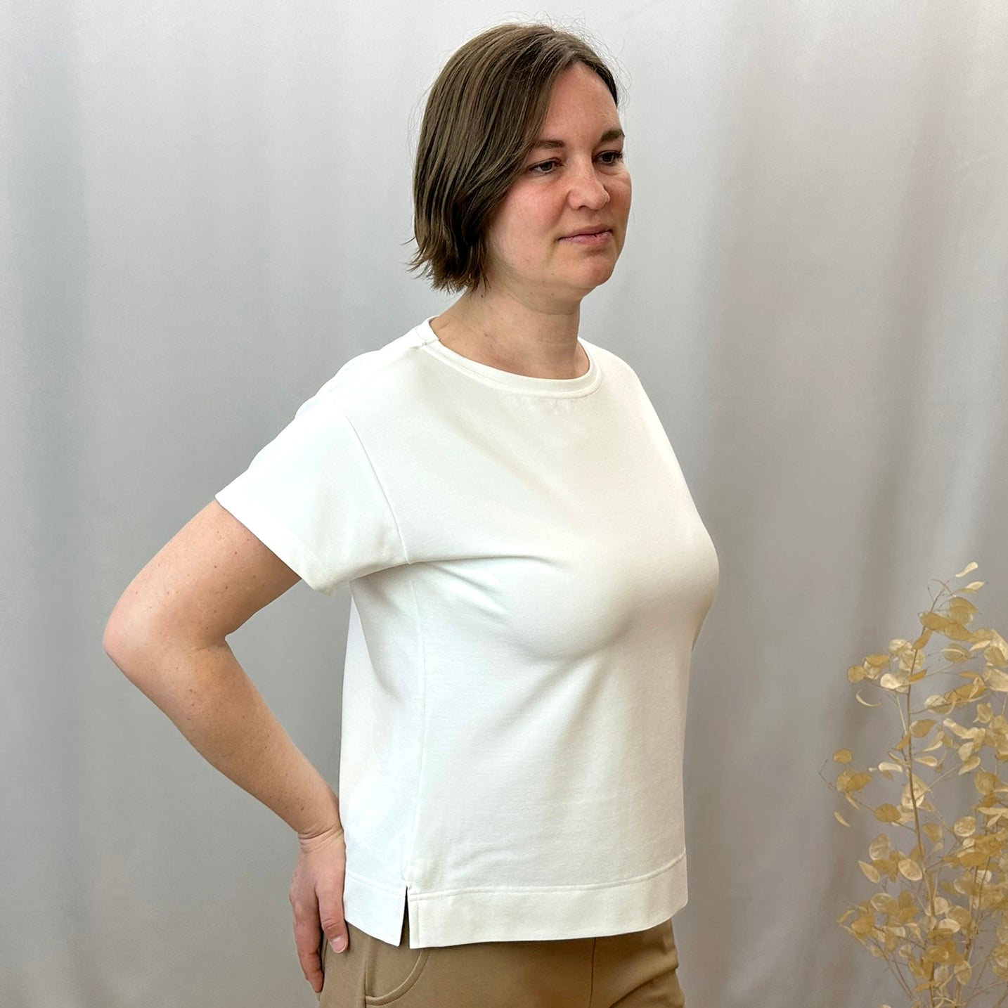 Tričko pro dámy s rozparky šití na míru