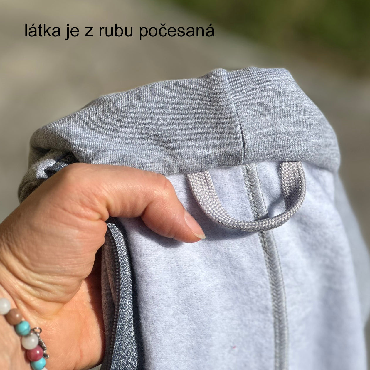 Kabátek Oliver počesaný světle šedý melír