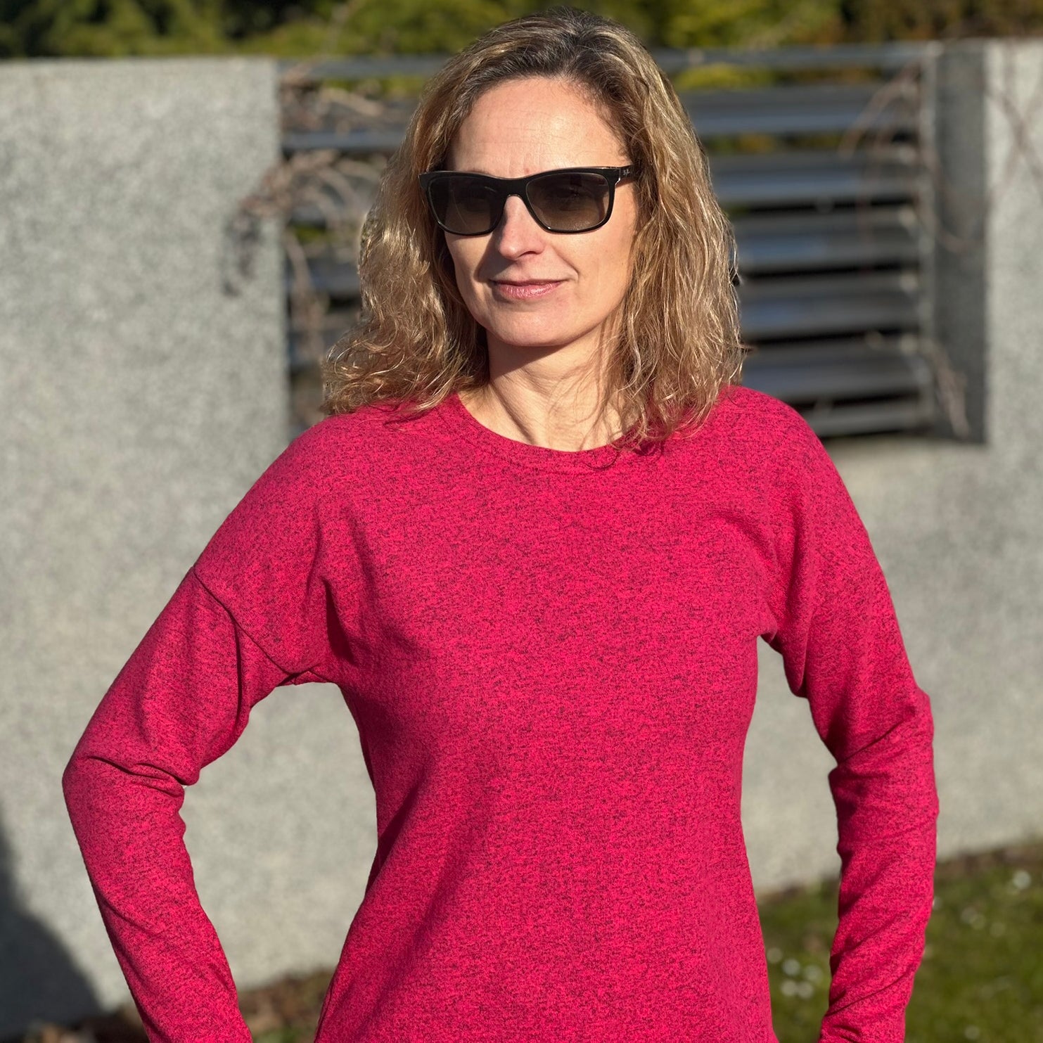 Tunika Tanya malinový melír