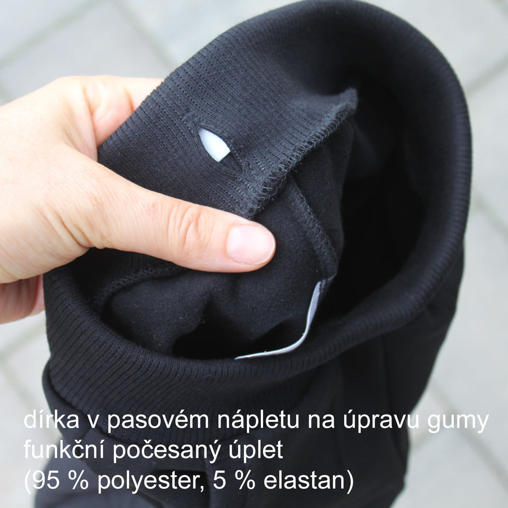 Tepláky zimní funkční černé