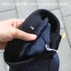 Tepláky zimní funkční tmavě modrý melír