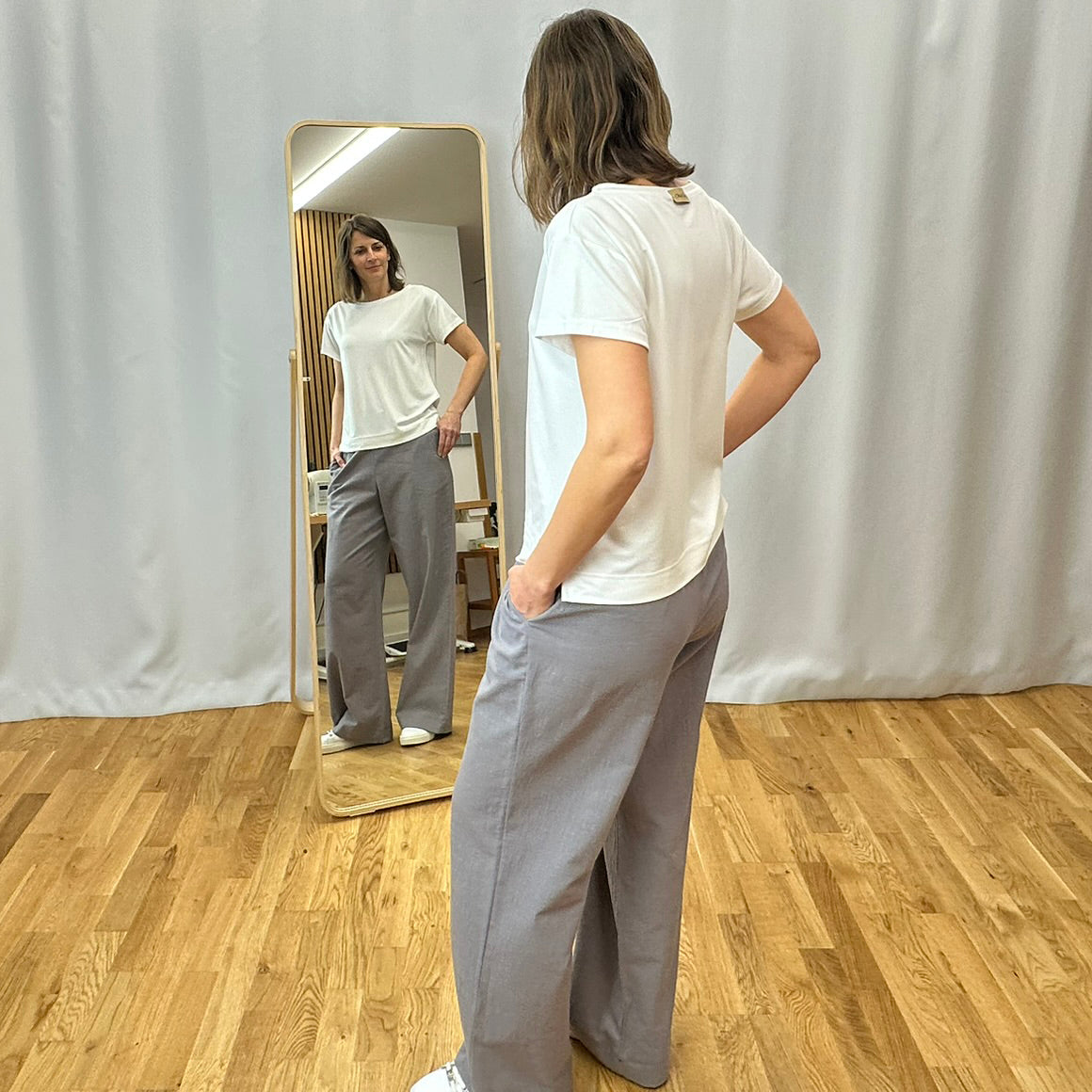 Dámské kalhoty Aloha (len 100%)