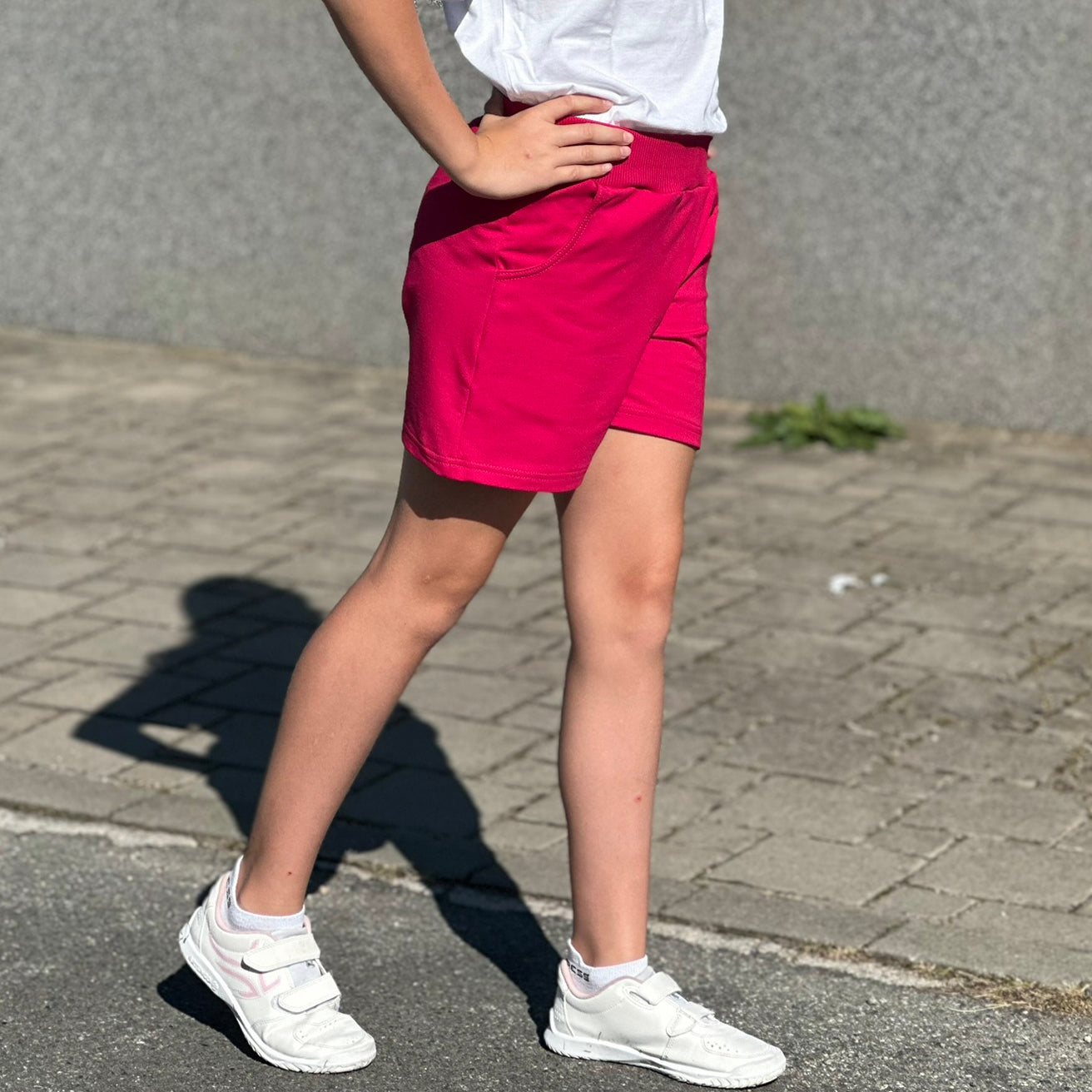 Kraťasy Walk tmavě růžové