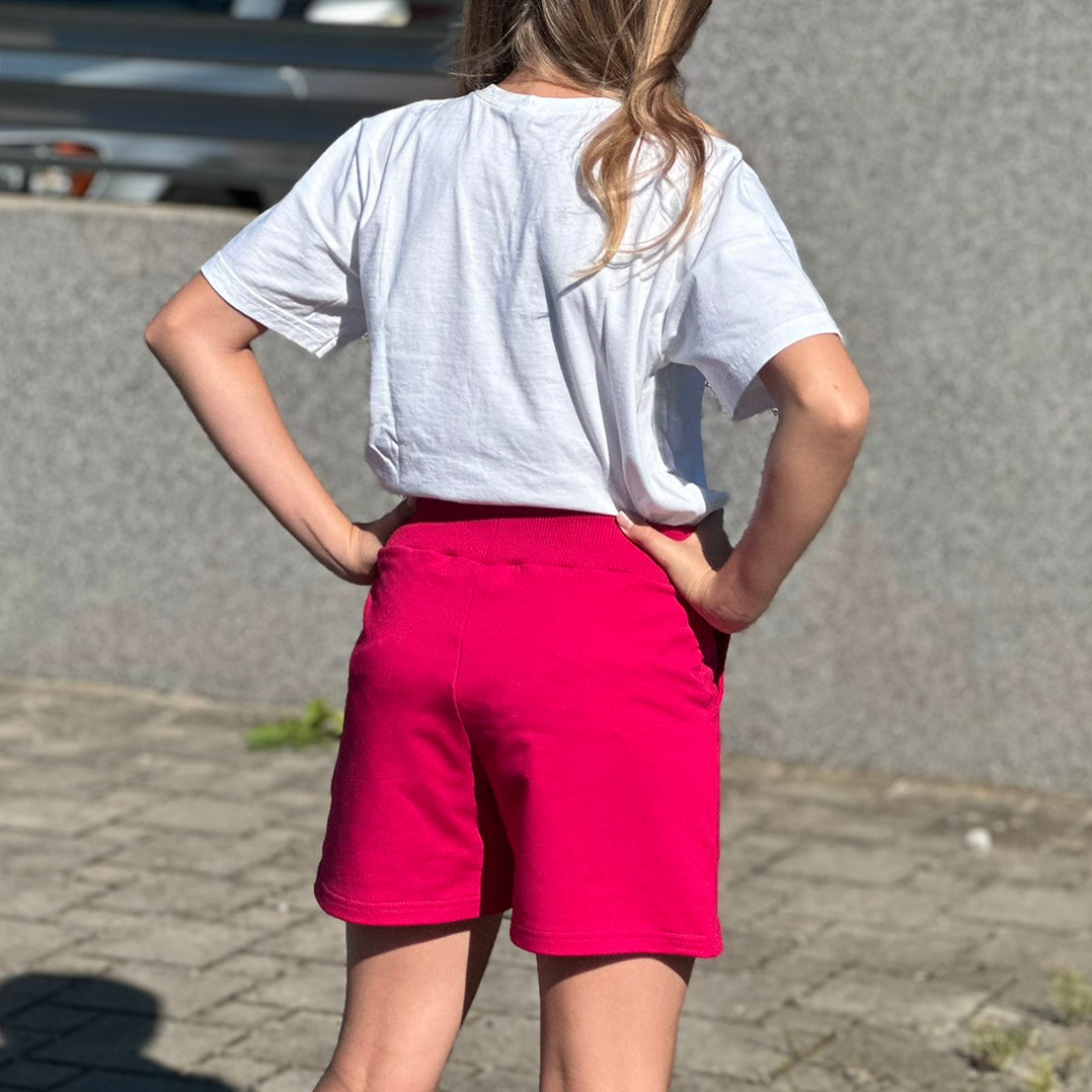Kraťasy Walk tmavě růžové