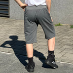 Kraťasy tmavě šedý melír