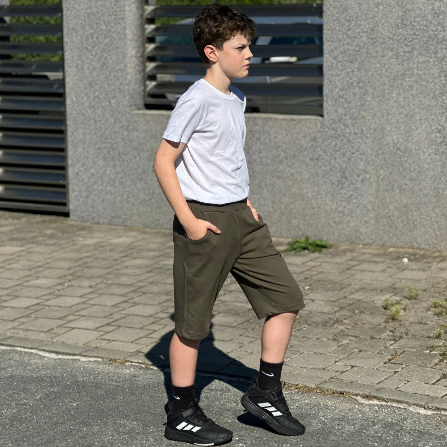 Kraťasy olivové