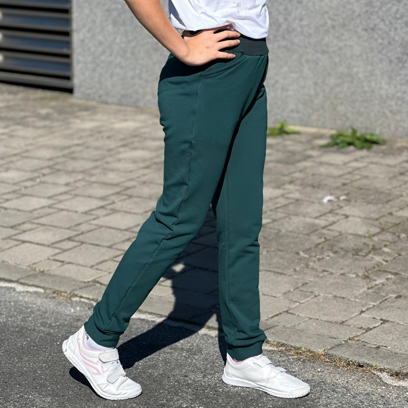 Tepláky Walk tmavé smaragdové