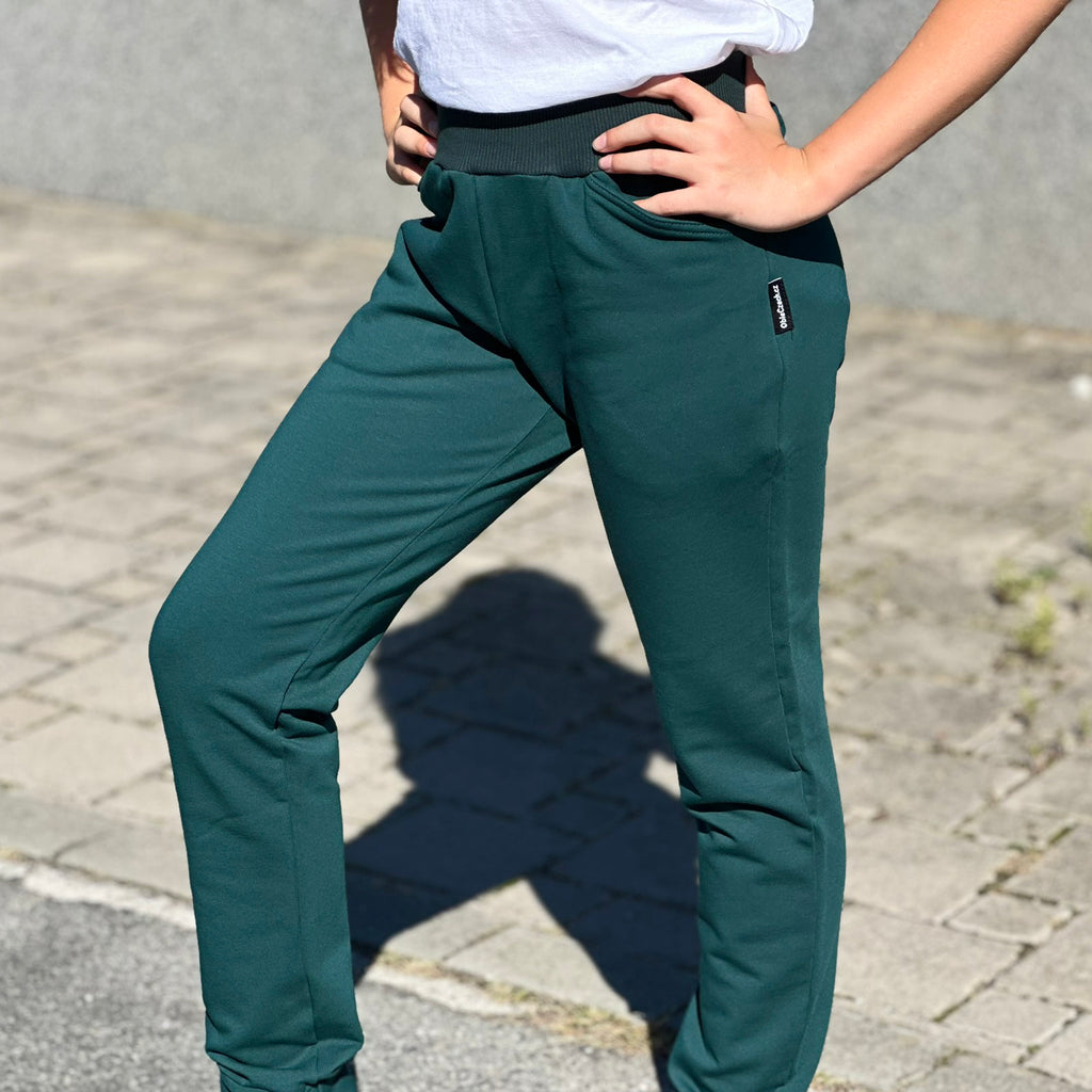 Tepláky Walk tmavé smaragdové