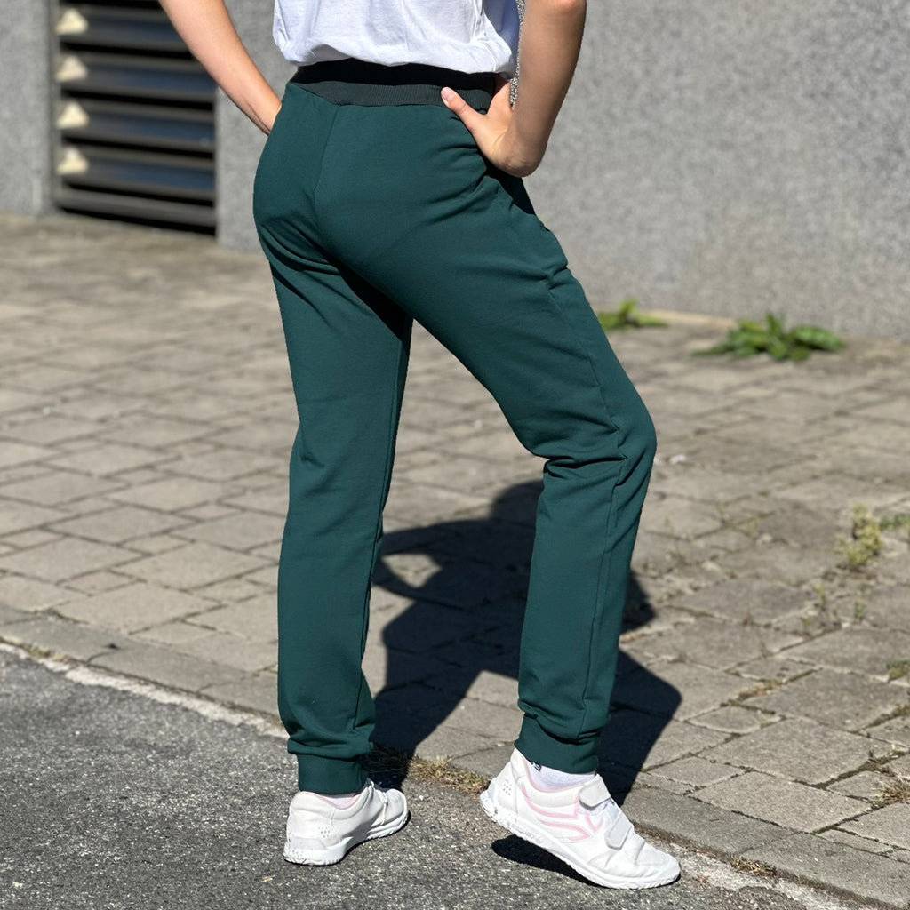 Tepláky Walk tmavé smaragdové