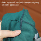 Zimní legíny tmavě smaragdové