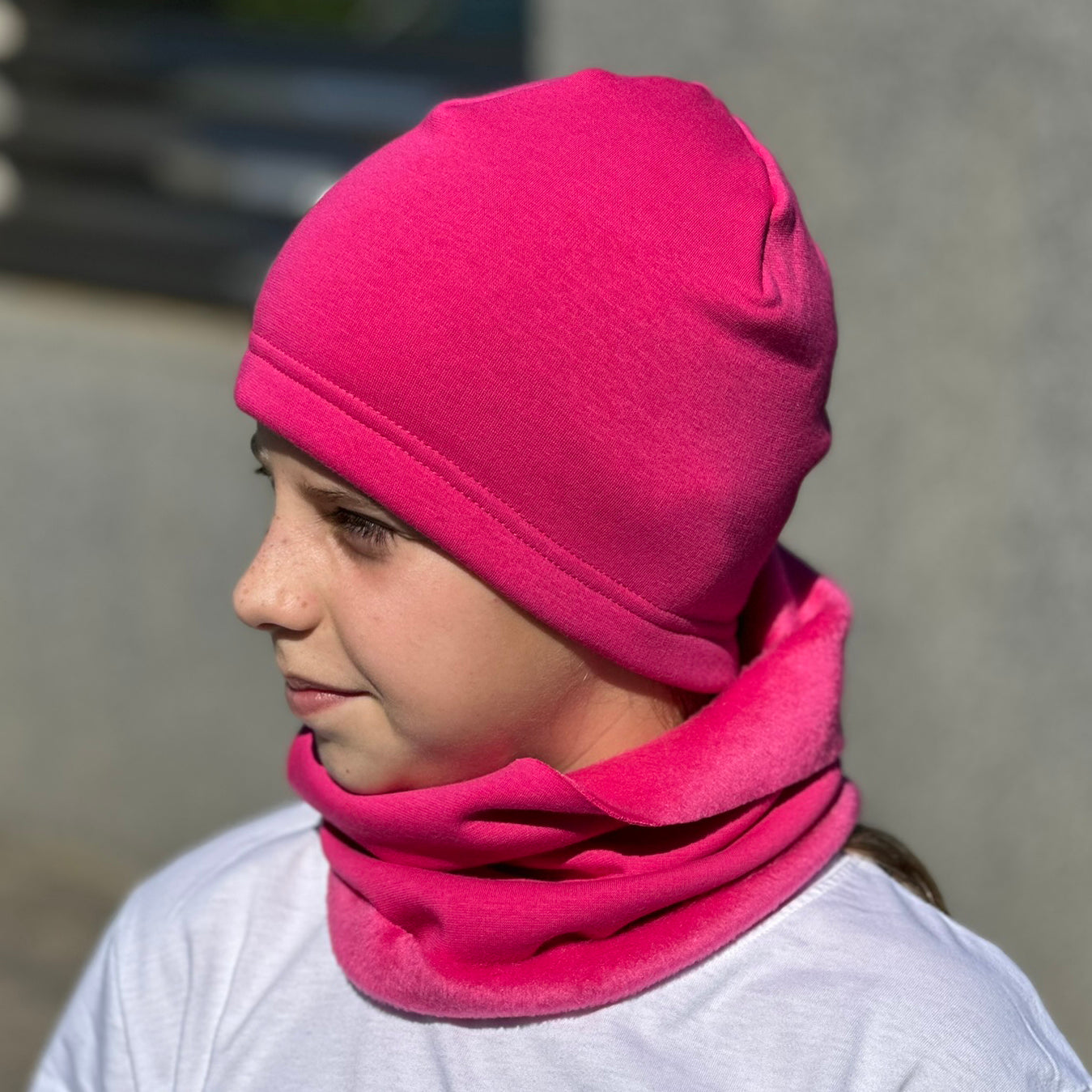 Zimní čepice růžová Elis