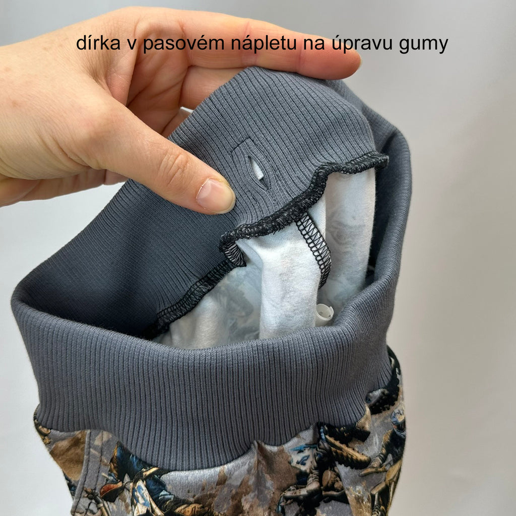 Kraťasy chlapecké z tričkoviny